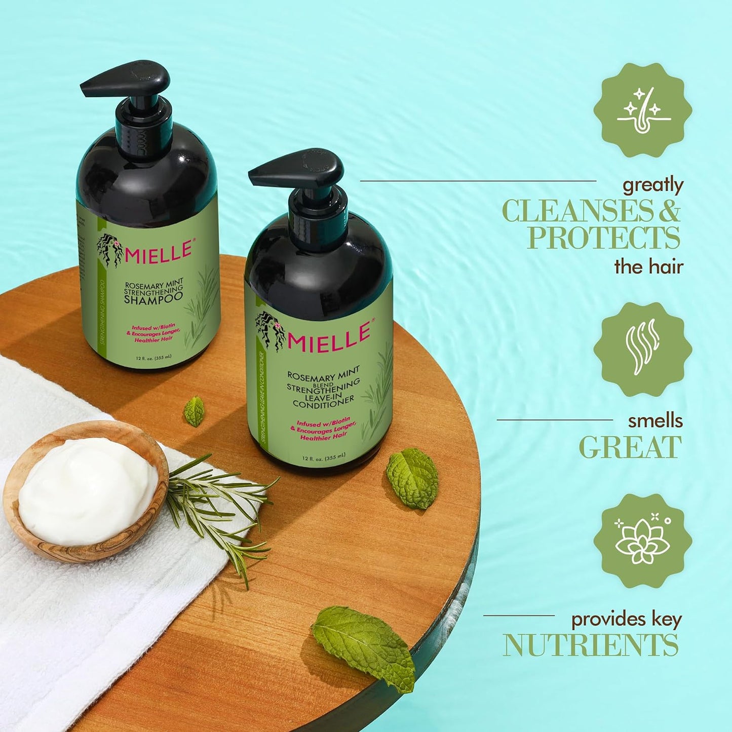 Shampoo Infused with Biotin - Mielle