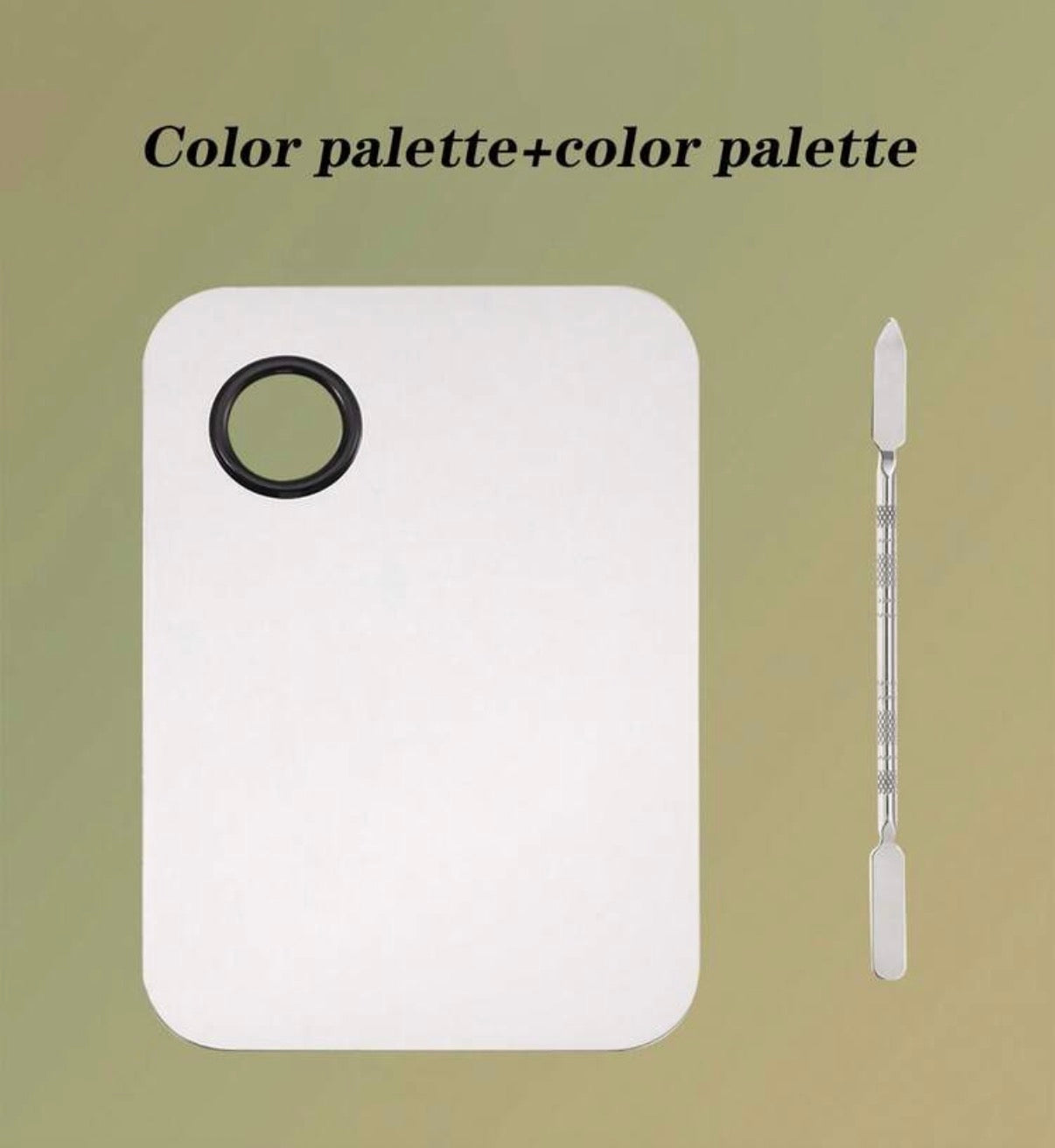 Paleta para mezclar Metal + espatula