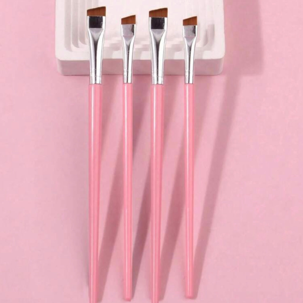 Pincel de cejas y delineador de ojos pack 4