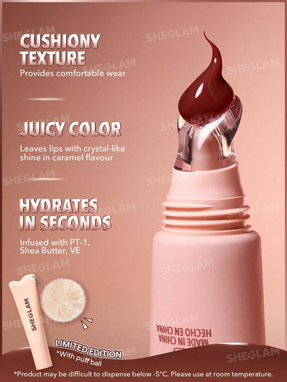 PomPom Crystal Glaze Moisturizing Lip Care - Sheglam