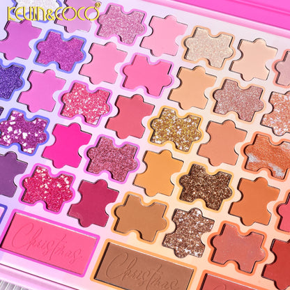 Paleta de sombras de ojos Puzzle de 88 colores Kevin&Coco