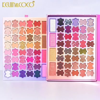 Paleta de sombras de ojos Puzzle de 88 colores Kevin&Coco