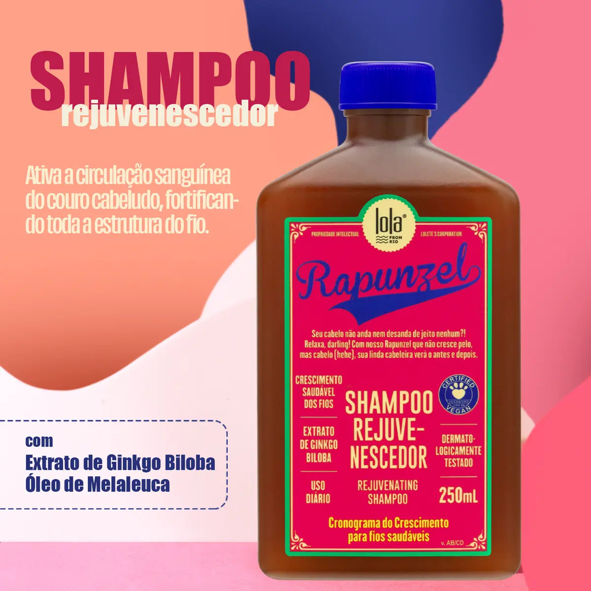 Lola Shampoo Rejuvenescedor 250 ml Rapunzel