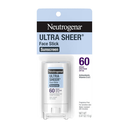 Neutrogena Protector solar facial Ultra Sheer SPF 60, resistente al agua