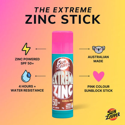 Extreme Zinc Stick Sun Zapper FPS 50+