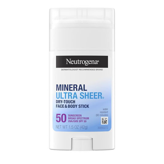 Neutrogena Mineral Ultra Sheer SPF 50 Sunscreen