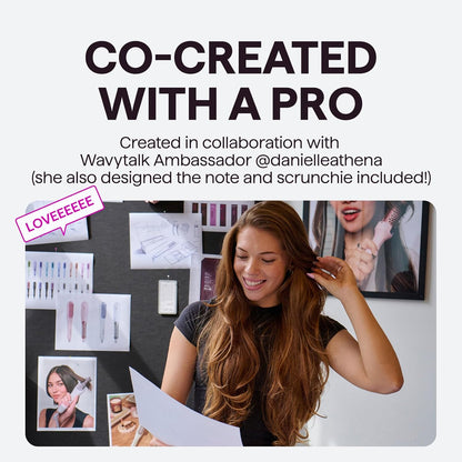 Wavytalk Cepillo alisador de cabello Pro Steamline Pro, cepillo alisador 3 en 1