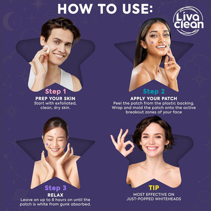 Superstar Pimple Patches Live Clean for Face w/Hydrocolloid, Salicylic Acid & Tea Tree, 240 Patches