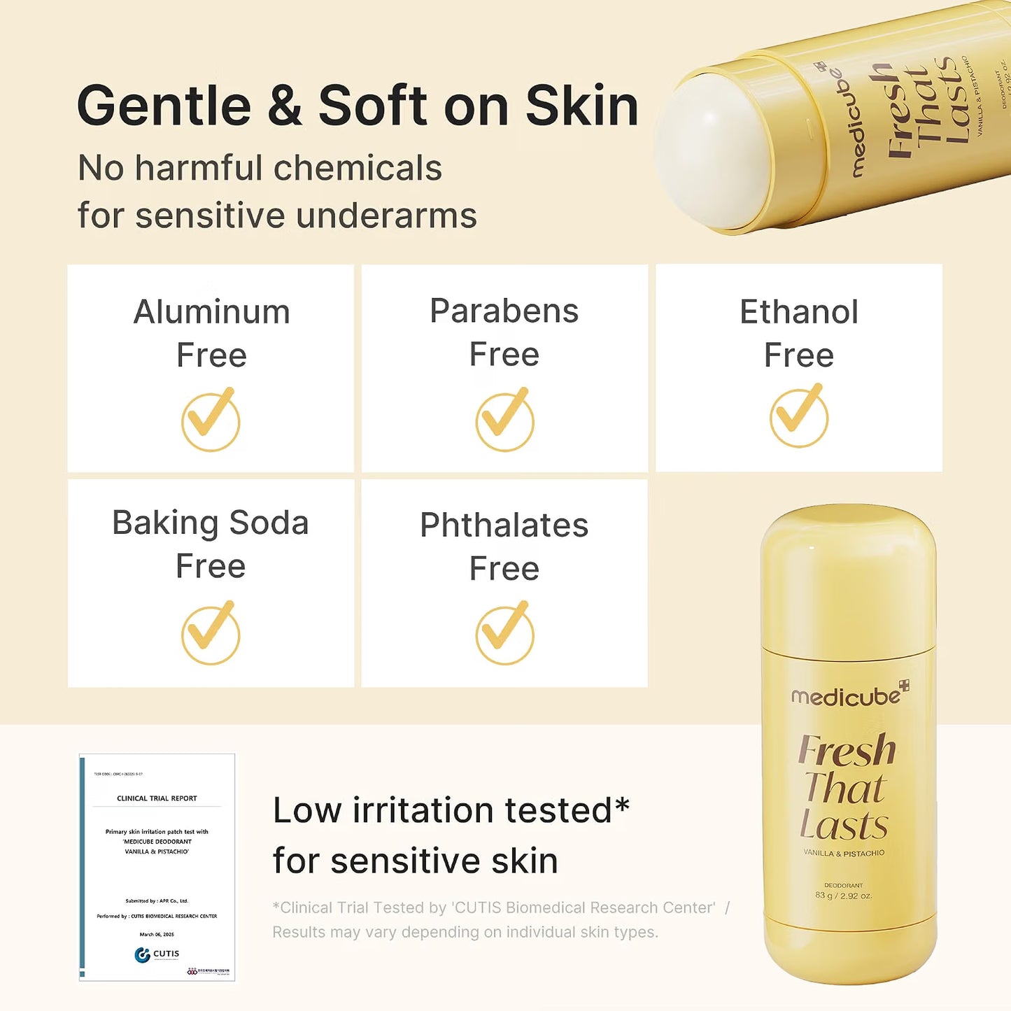 Medicube Fresh That Last Deodorant with Kojic Acid Turmeric