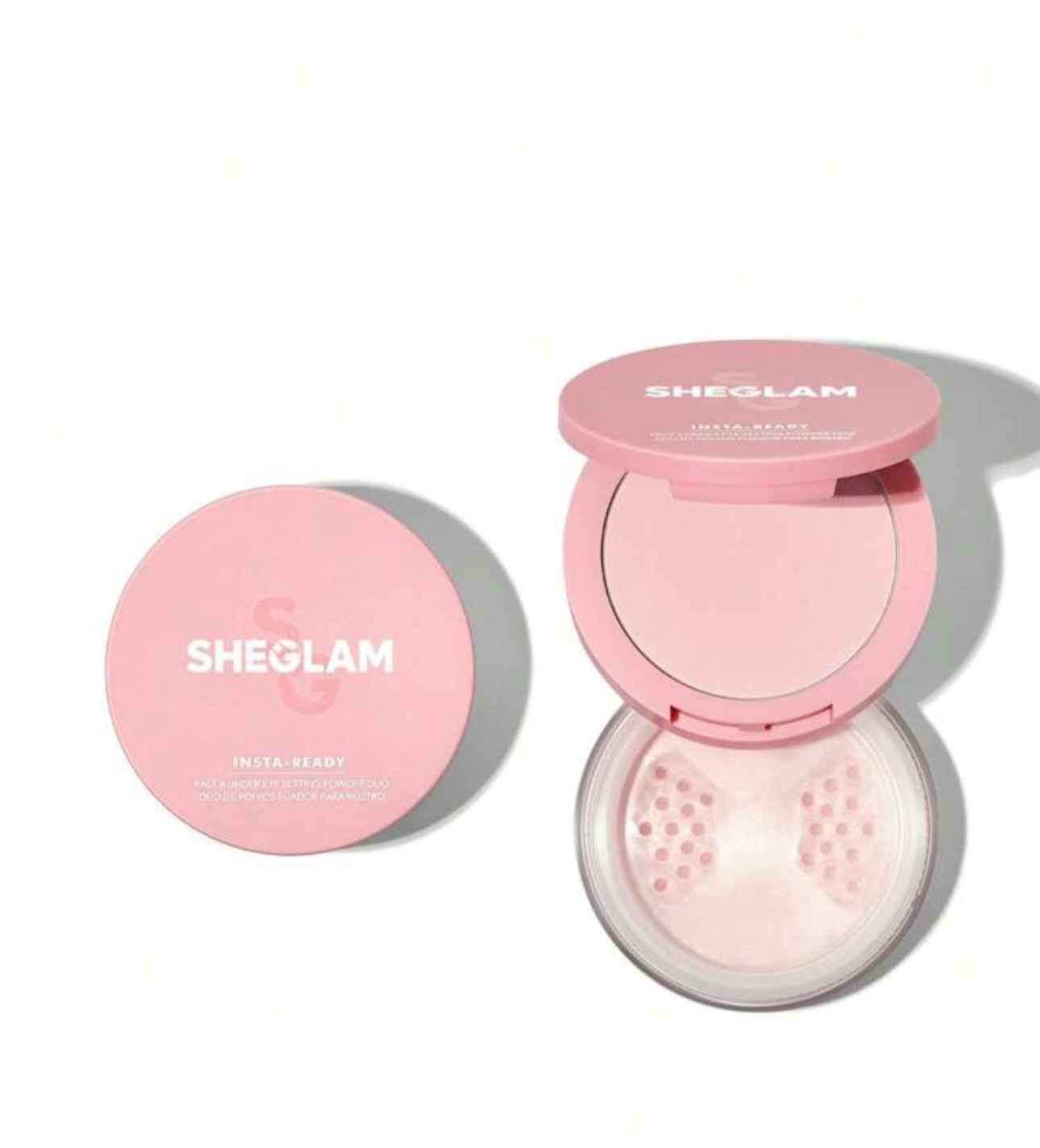 Insta-Ready-SheGlam- Duo de Polvo compacto y suelto