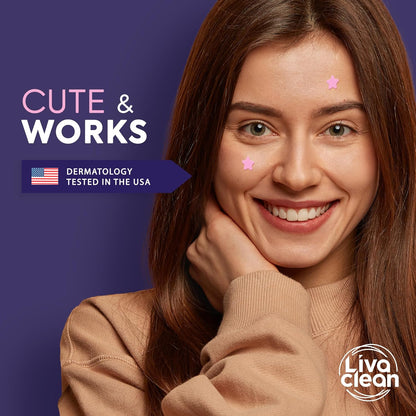 Superstar Pimple Patches Live Clean for Face w/Hydrocolloid, Salicylic Acid & Tea Tree, 240 Patches