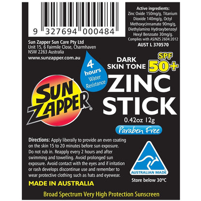 Zinc Stick Sun Zapper