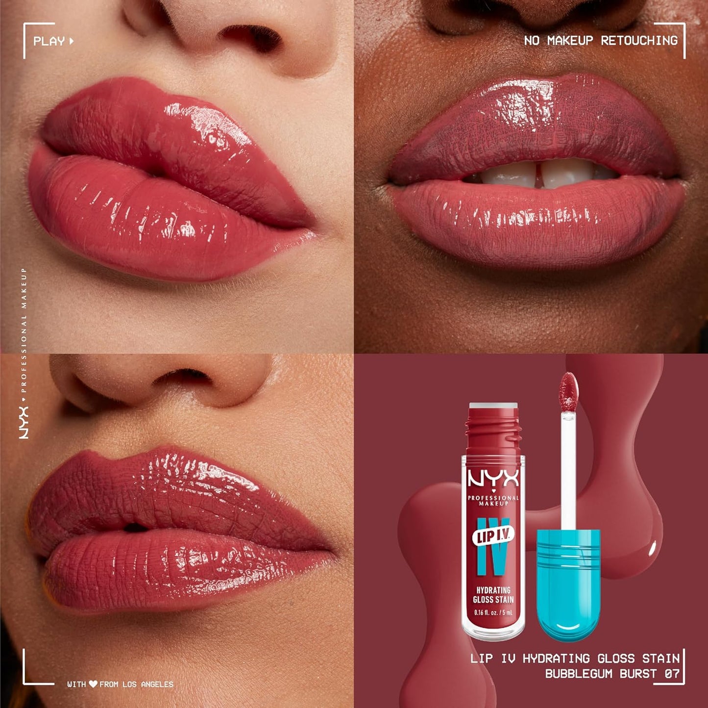 NYX Lip IV Hidrating Gloss Stain