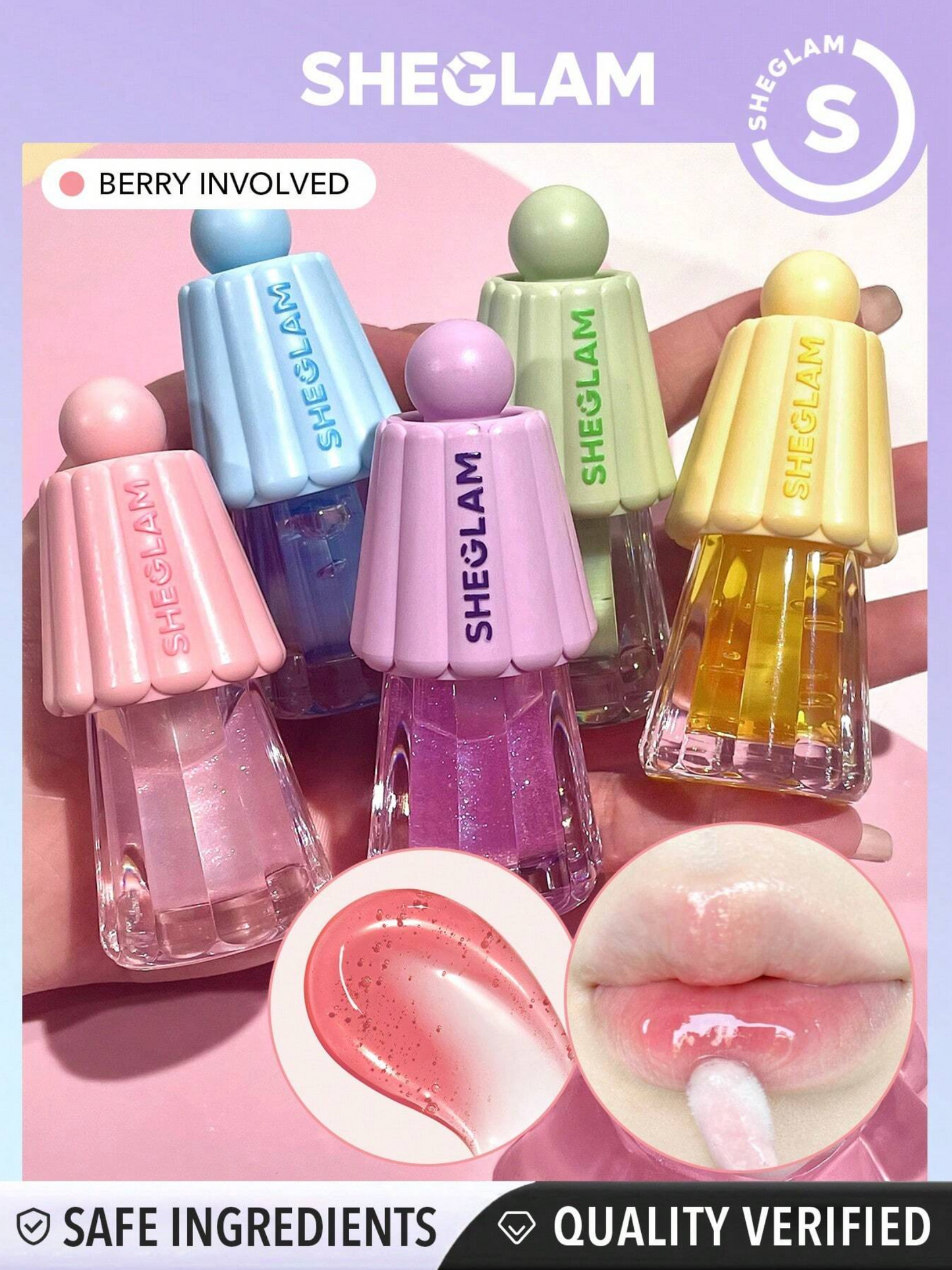 Jelly Wow Hydrating Lip Oil SheGlam Nueva Presentacion