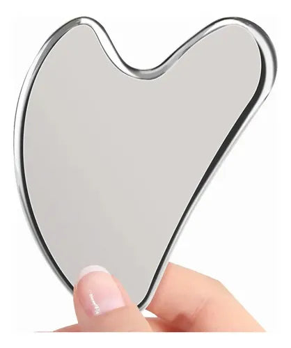Gua Sha de Acero Inoxidable