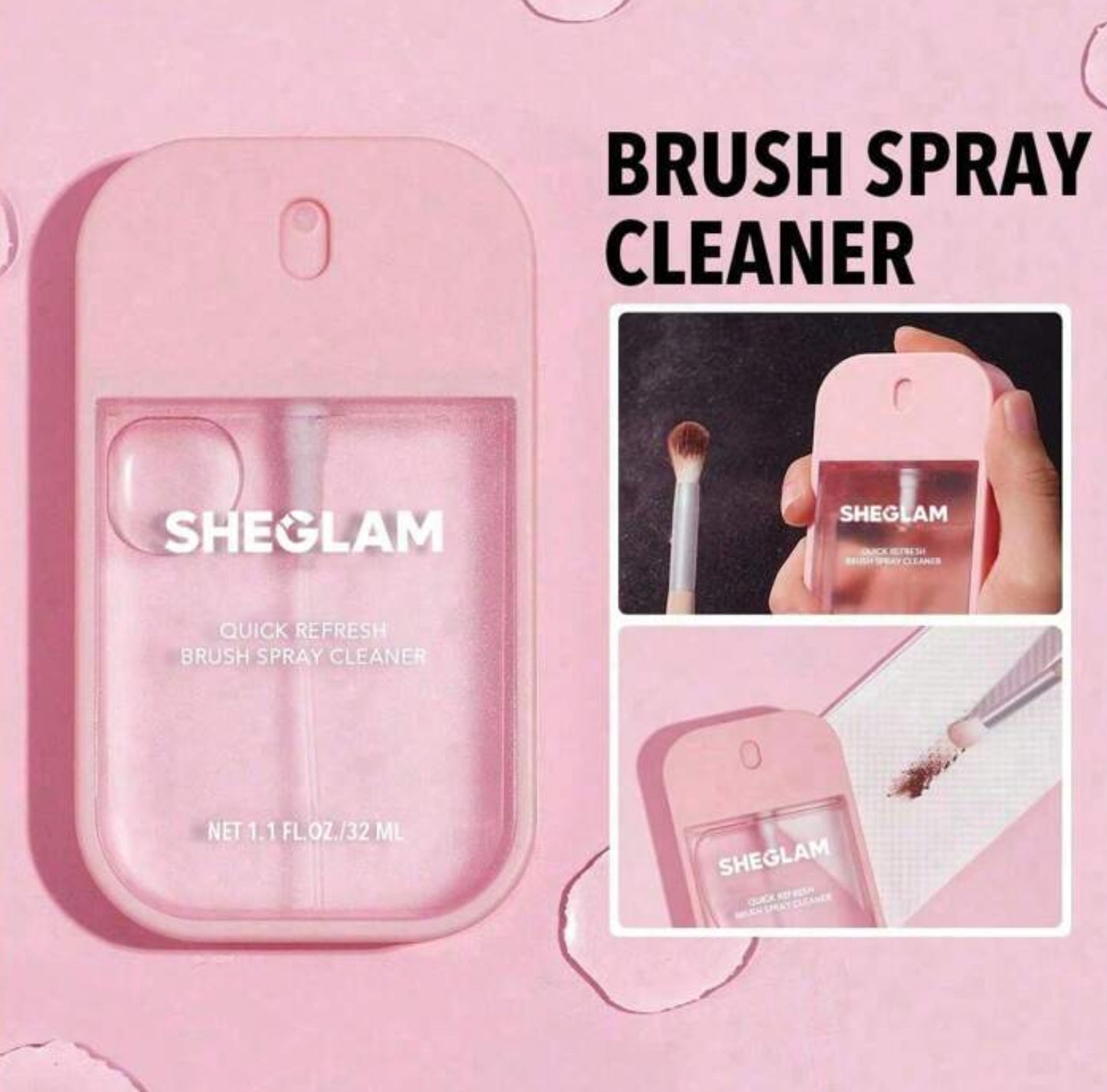 SheGlam Quick Refresh Brush Spray Clear