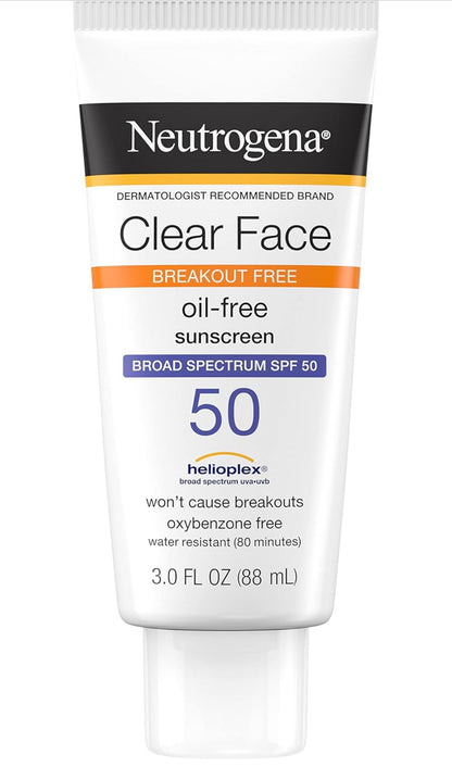 Clear Face SPF 50 -Neutrogena
