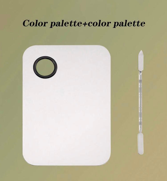 Paleta para mezclar Metal + espatula
