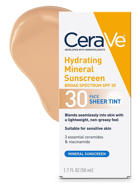 Cerave Hydrating Mineral Sunscreen 30 SPF