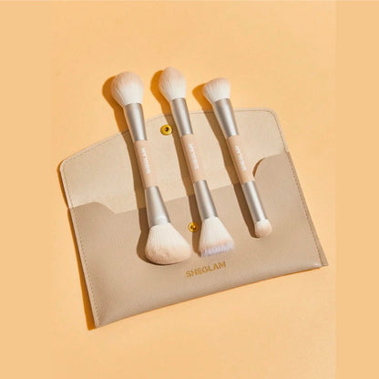 SheGlam Set 3  Brochas +Portacosmeticos