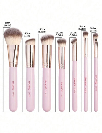 Maange 7 pcs Makeup tool Brush