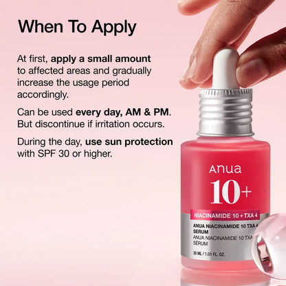 Anua Niacinamide 10+ TXA 4