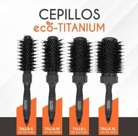 Rucha Eco Titanium Cepillo Redondo de Secador