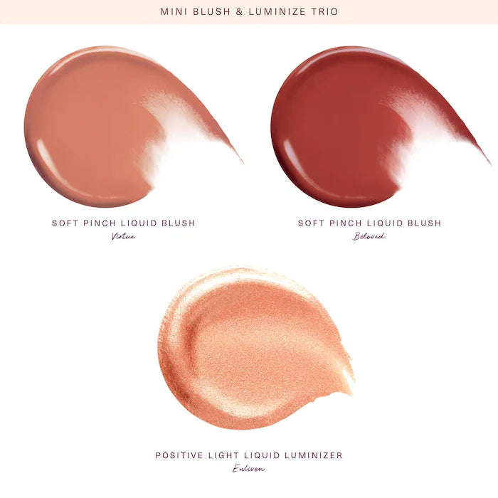 Mini Blush and Luminize Trio - Rare Beauty