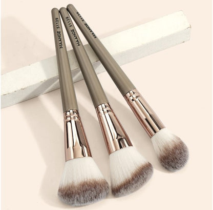 Maange 2 Pcs Makeup Brush Rosa